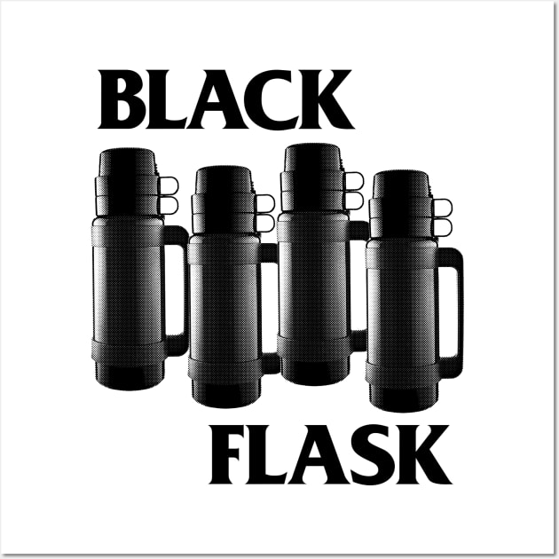 Black Flask - Black Flag Parody Design Tribute Wall Art by DankFutura